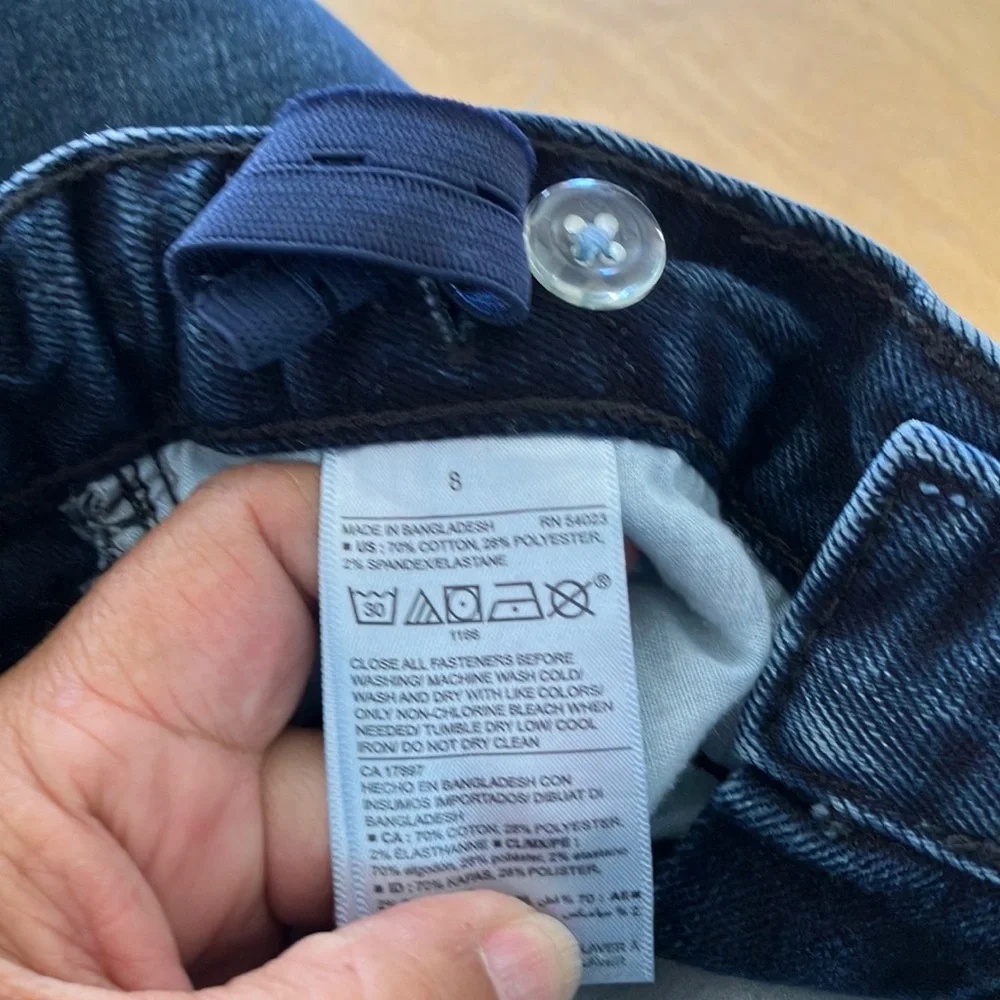 Old Navy Kids‎ Dark Blue Jeans size 8 adjustable waist